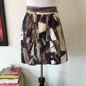 Anthropologie Fei Tiered Ruffle Mini Skirt Size 4